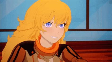 Sticking a thumb in Yang Xiao Long’s mouth